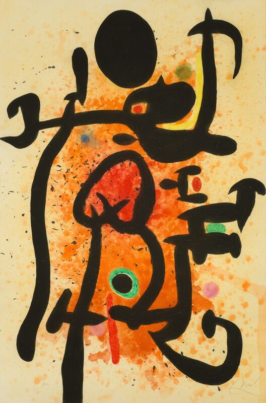Joan Miró, ‘The Flame Thrower’, 1974, Print, Etching, Aquatint and Carborundum, Christopher-Clark Fine Art