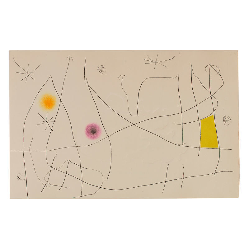 Joan Miró, ‘L'Issue Dérobée 7’, 1974, Print, Drypoint, aquatint & embossing on Arches wove paper, Samhart Gallery