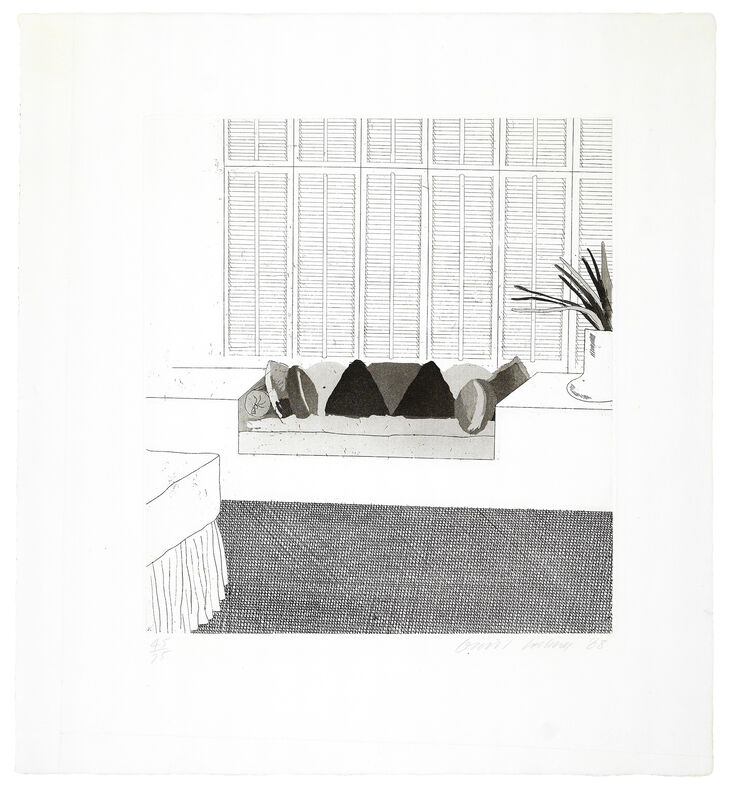 David Hockney, ‘Cushions’, 1968, Print, Etching, Sims Reed Gallery