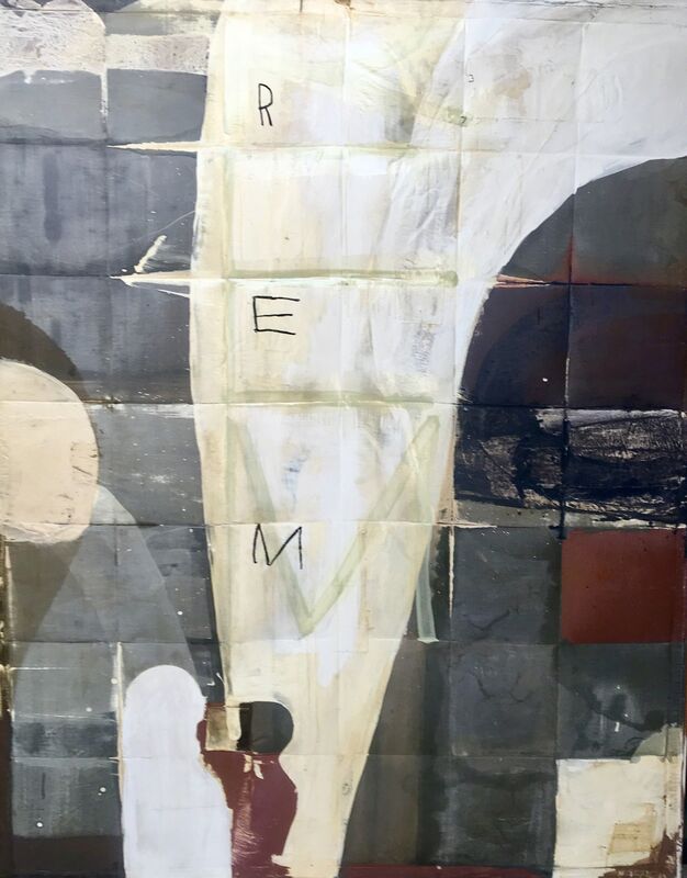 Keiko Gonzalez, ‘REM ’, 2016, Painting, Mixed media on sleeping bag, Indiana Bond Gallery