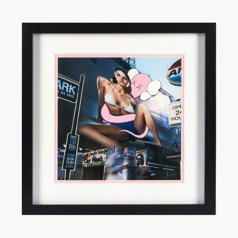 KAWS, ‘Untitled (Pink Bendy)’, 2003, Print, Offset lithograph in colors, EHC Fine Art