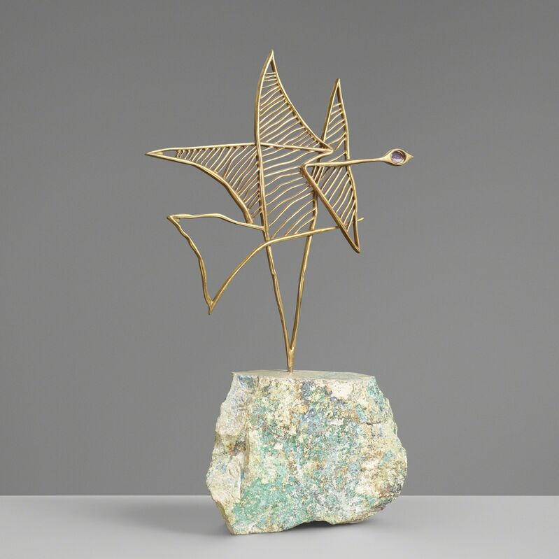 Georges Braque, ‘Delos’, 1964, Sculpture, Gilt bronze, stone, amethyst, Rago/Wright/LAMA