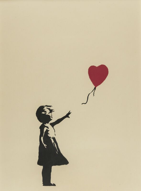 Banksy, ‘Girl With Balloon’, Print, Screenprint in colours on wove paper, Forum Auctions