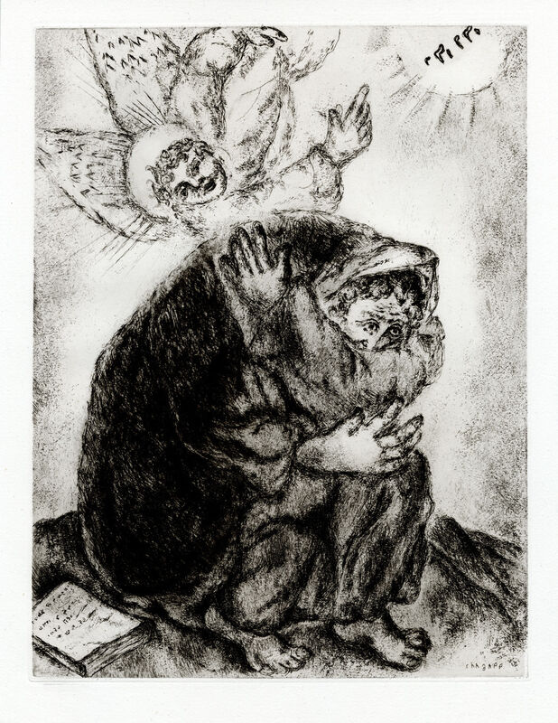 Marc Chagall, ‘Prière d' Ésaïe (Isaiah's Prayer)’, 1956, Print, Etching, Goldmark Gallery