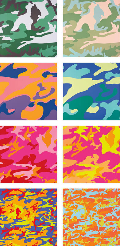 Andy Warhol, ‘Camouflage Complete Portfolio (FS II.406-413)’, 1987, Print, Screenprint on Lenox Museum Board, Robin Rile Fine Art