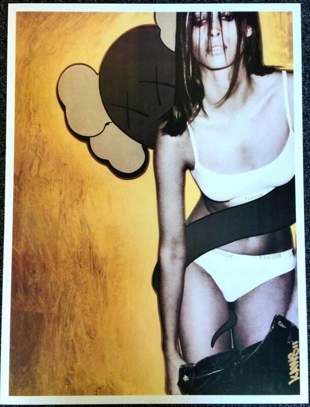 KAWS, ‘Christy Turlington’, 1999, Print, Color Offset Lithograph on Smooth Wove Paper. Unframed. Plate signed., Alpha 137 Gallery Gallery Auction