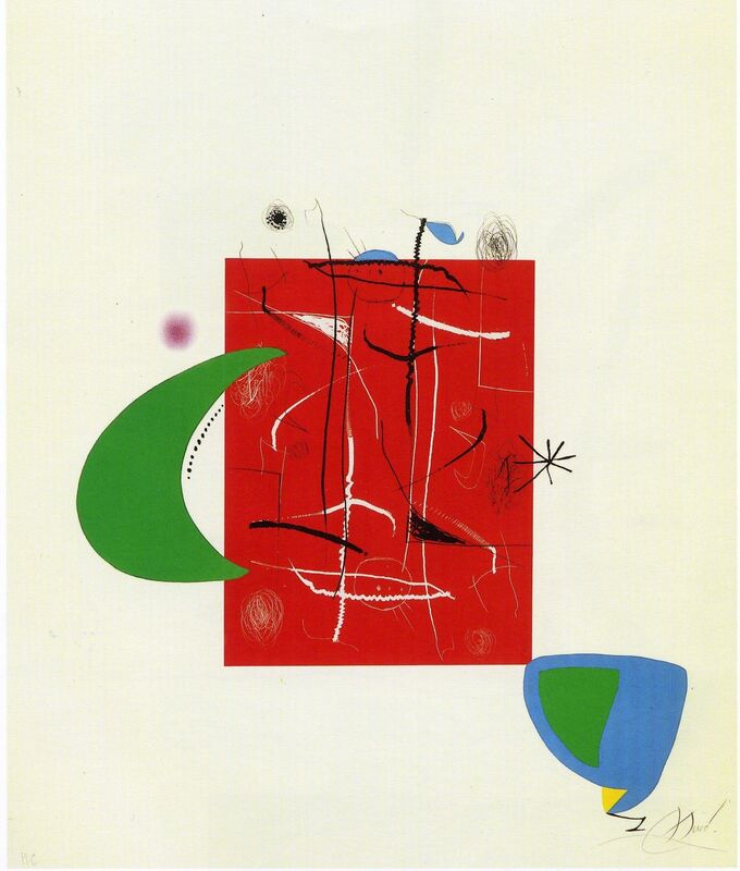 Joan Miró, ‘Pi de Formentor. Mon cor estima un...’, 1976, Print, Lithogaph, Galeria Joan Gaspar