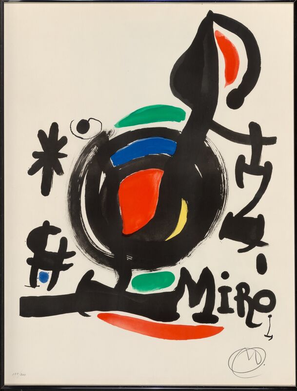 Joan Miró, ‘Affiche pour l'Exposition Les essències de la terra’, 1969, Print, Lithograph in colors on Guarro paper, Heritage Auctions