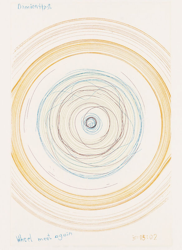 Damien Hirst, ‘Wheel meet again (from In a Spin, the Action of the World on Things, Volume I)’, 2002, Print, Wheel meet again (from In a Spin, the Action of the World on Things, Volume I), 2002, Weng Contemporary