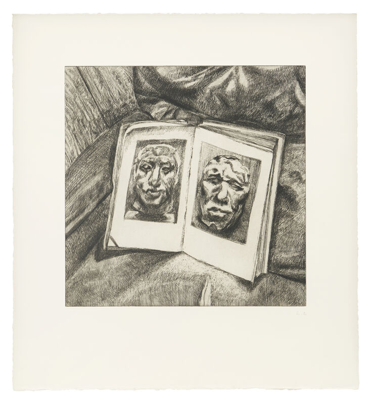 Lucian Freud, ‘The Egyptian Book’, 1994, Print, Etching on T.H.S. Saunders paper, Matthew Marks Gallery