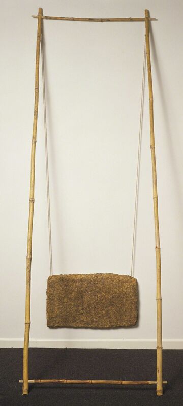 Robert Rauschenberg, ‘Charter’, 1975, Sculpture, Rag-mud/rope/bamboo, Gemini G.E.L.