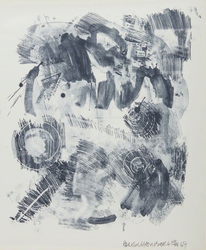 Robert Rauschenberg, ‘Loop, from the Stoned Moon Series’, 1969, Print, Lithograph, on Rives BFK paper, the full sheet, Phillips
