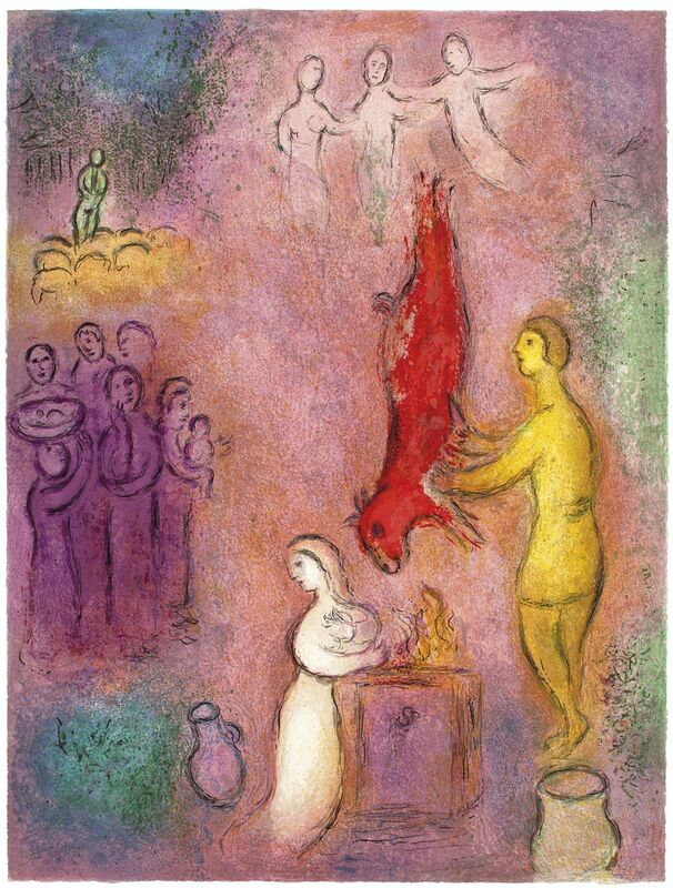 Marc Chagall, ‘Longus, Daphnis et Chloé, Tériade Editeur, Paris, 1961’, Print, The complete set of forty-two lithographs in colors, Christie's