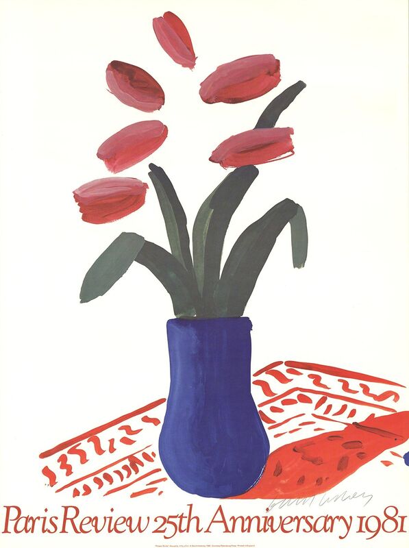 David Hockney, ‘Paris Review 25th Anniversary’, 1980, Posters, Offset Lithograph, ArtWise
