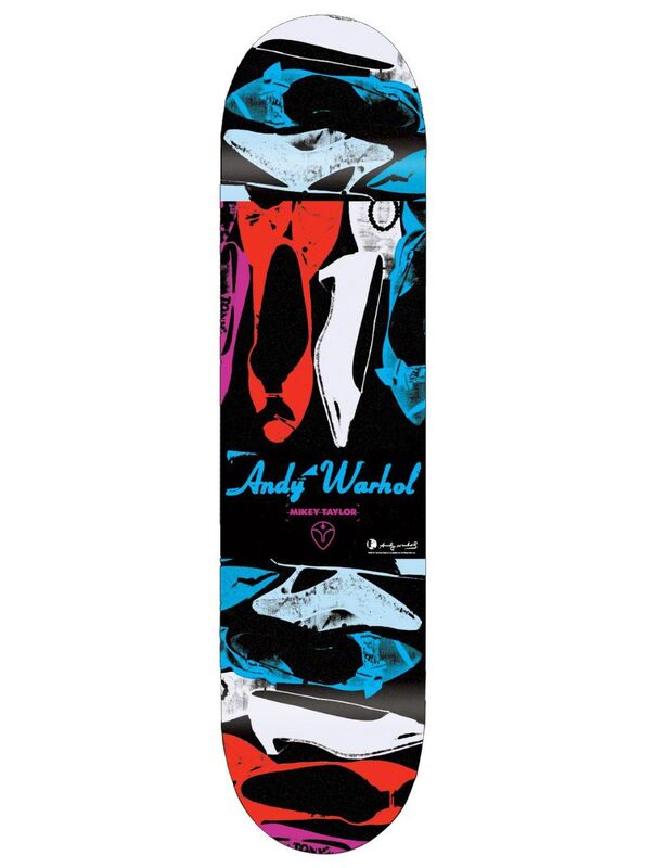 Andy Warhol, ‘Andy Warhol Shoes Skateboard Deck New’, ca. 2010, Ephemera or Merchandise, Silkscreen on maple wood, Lot 180 Gallery