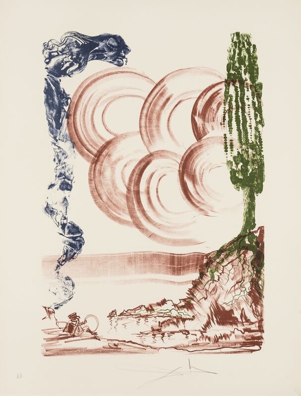Salvador Dalí, ‘Atomo (Field 73-5)’, 1973, Print, Lithograph printed in colours, Forum Auctions