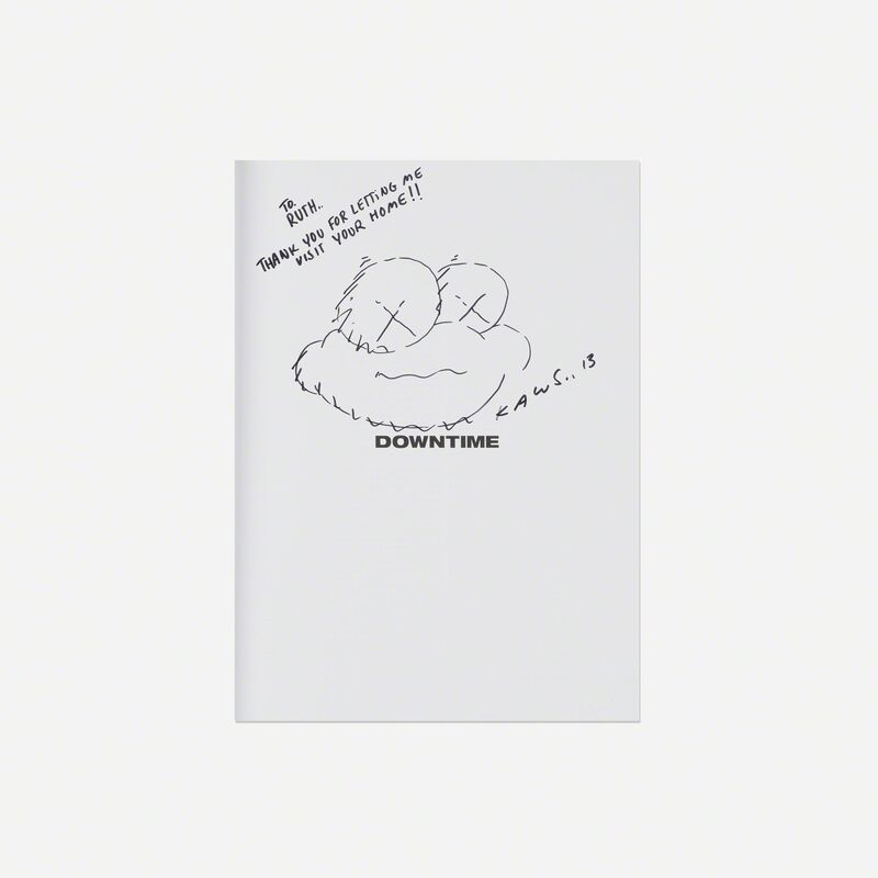KAWS, ‘Downtime’, 2012, Books and Portfolios, Printed paper with ink drawing, Rago/Wright/LAMA