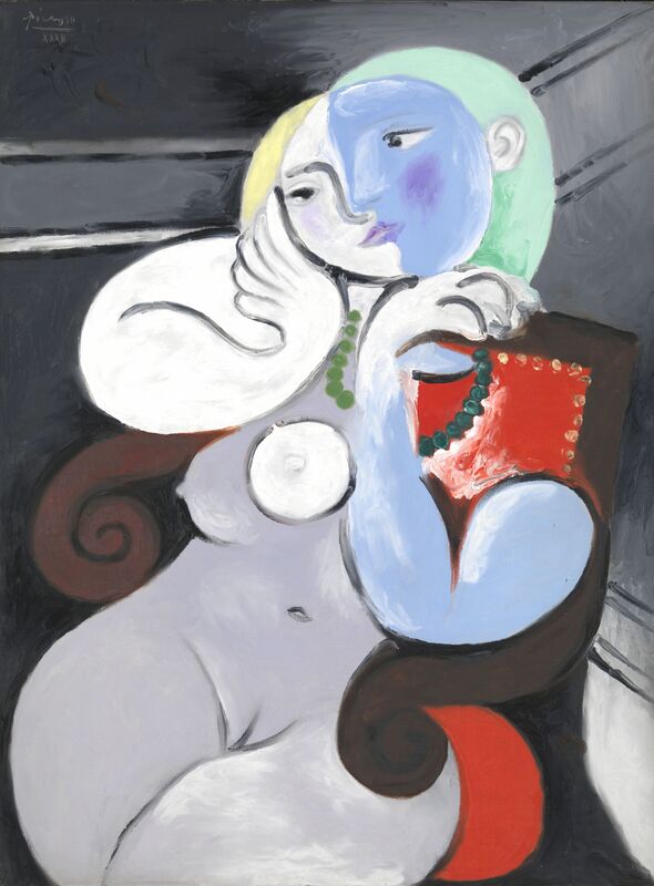 Pablo Picasso, ‘Nude Woman in a Red Armchair’, 1932, Painting, Oil paint on canvas, Tate