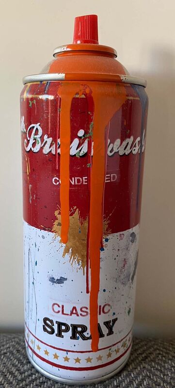 Mr. Brainwash, ‘Spray Can (Set of 3 - Green, Orange and Pink)’, 2013, Mixed Media, Metal cans with Original Mr. Brainwash label and Paint, Artsy x Tate Ward