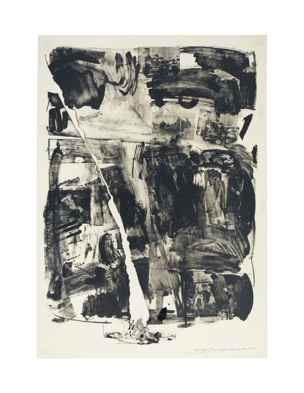 Robert Rauschenberg, ‘Accident’, 1963, Print, Lithograph on Rives BFK paper, Christie's