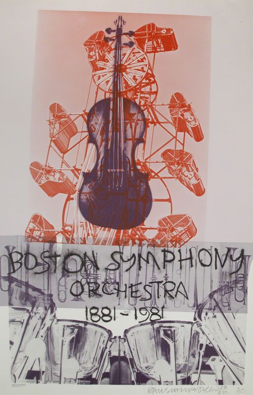 Robert Rauschenberg, ‘Boston Symphony Orchestra Poster’, 1981, Print, Offset lithograph on paper, Julien's Auctions