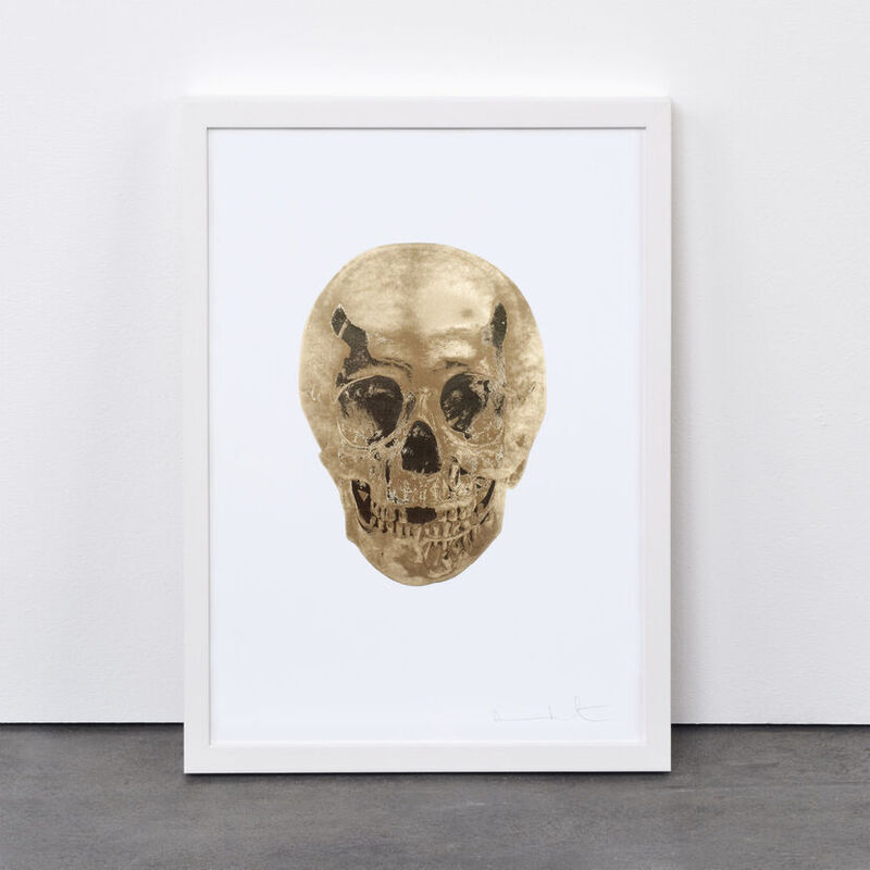 Damien Hirst, ‘Death or Glory - Autumn Gold / Cool Gold Glorious Skull’, 2011, Print, Foilprint, Weng Contemporary
