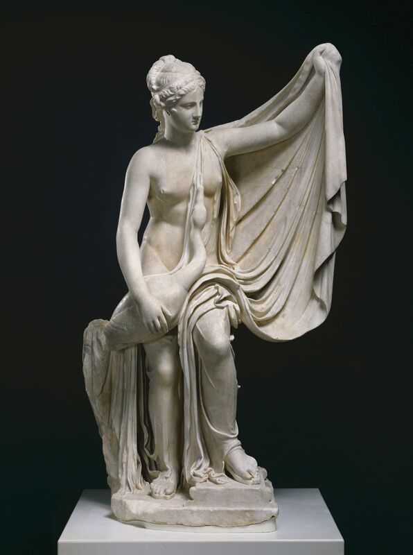 ‘Statue of Leda and the Swan’,  1st century, Marble, J. Paul Getty Museum