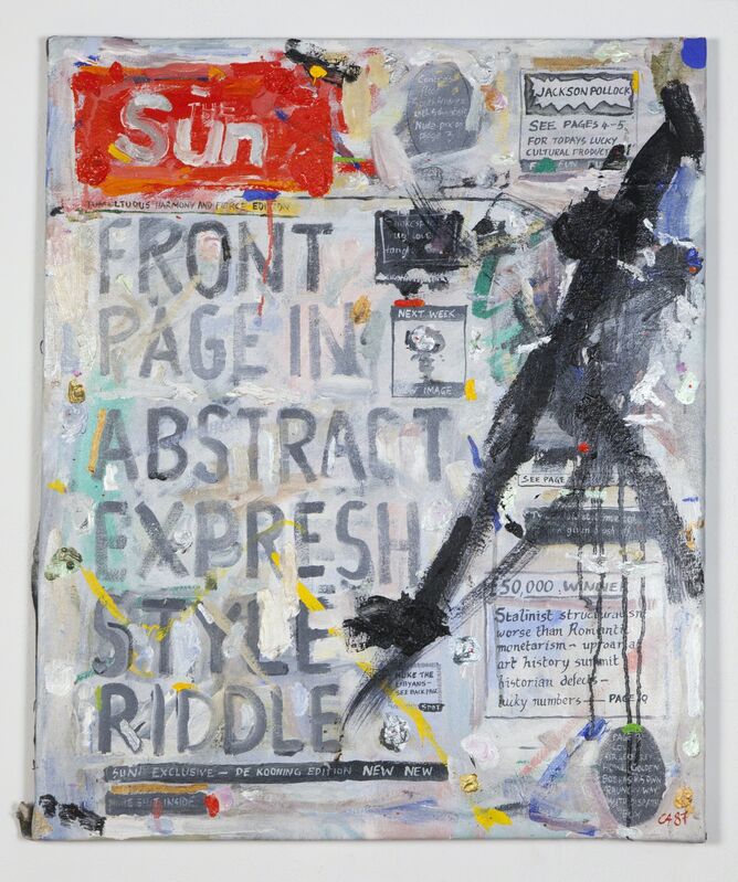 Conrad Atkinson, ‘Sun’, 1987, Painting, Acrylic on canvas, Ronald Feldman Gallery