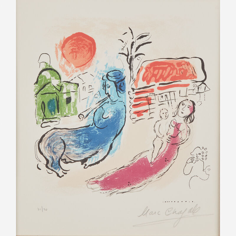 Marc Chagall, ‘Maternité au Centaur’, 1957, Print, Color lithograph on wove paper, Freeman's