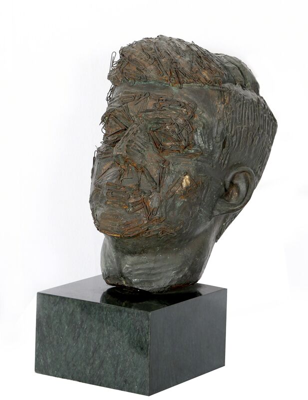 Salvador Dalí, ‘Hommage a John F. Kennedy’, ca. 1965, Sculpture, Bronze Sculpture with Paper Clips, RoGallery