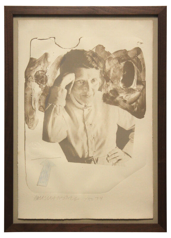 Robert Rauschenberg, ‘Tanya’, 1974, Print, Lithograph in colour with embossing on tan Angoumois à la main Richard de Bas paper, Art Republic