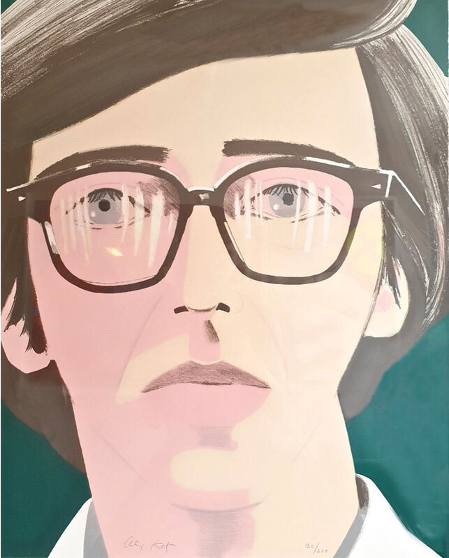 Alex Katz, ‘Portrait of a Poet: Kenneth Koch’, 1970, Print, Lithograph in colors on Arches, Artsy x Capsule Auctions