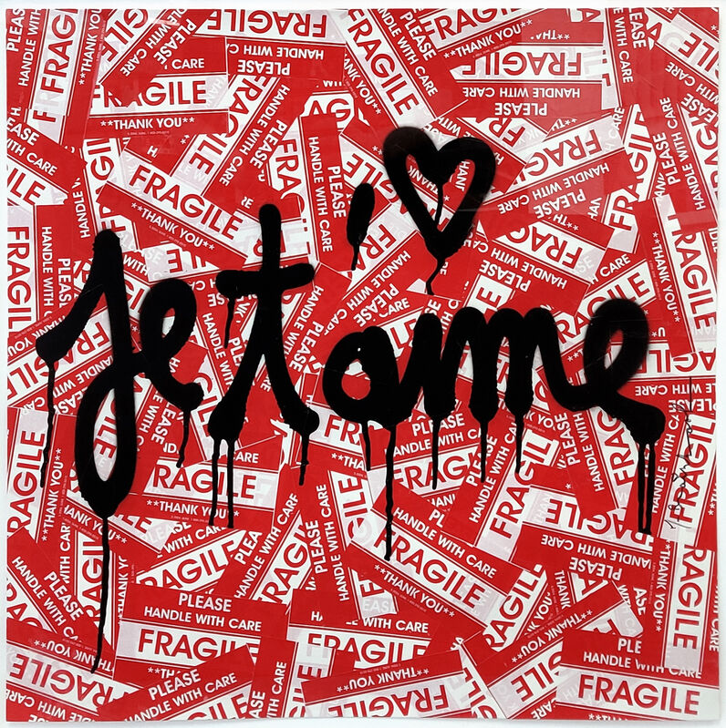 Mr. Brainwash, ‘JE T'AIME’, 2013, Painting, MIXED MEDIA ON PAPER, Gallery Art