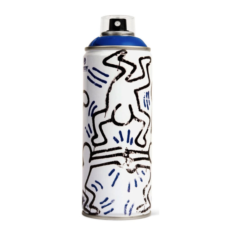 Keith Haring, ‘Limited edition Keith Haring spray paint can set ’, 2018, Ephemera or Merchandise, Offset lithograph on metal spray paint can, Lot 180 Gallery