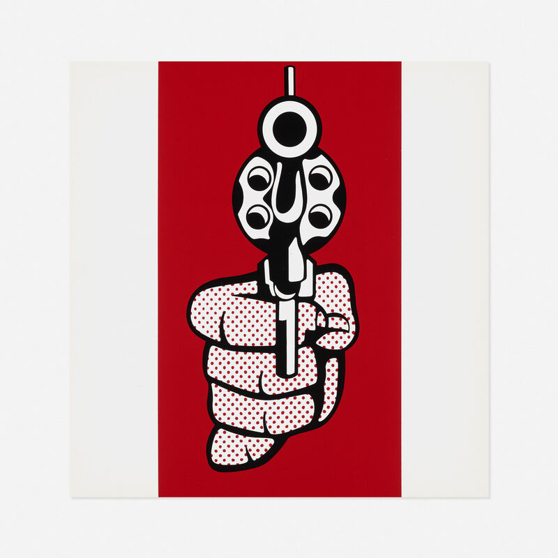 Roy Lichtenstein, ‘Pistol for Banner’, 1968, Print, Screenprint in colors, Rago/Wright/LAMA