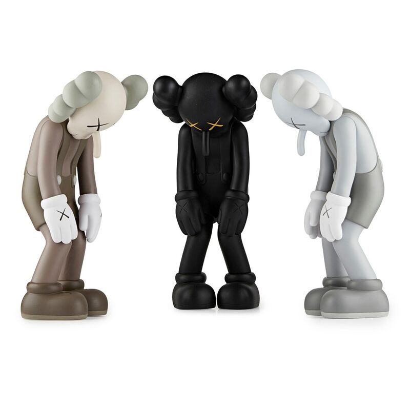 KAWS, ‘Small Lie (set of three)’, 2017, Sculpture, The complete set of three painted cast vinyl multiples, Forum Auctions
