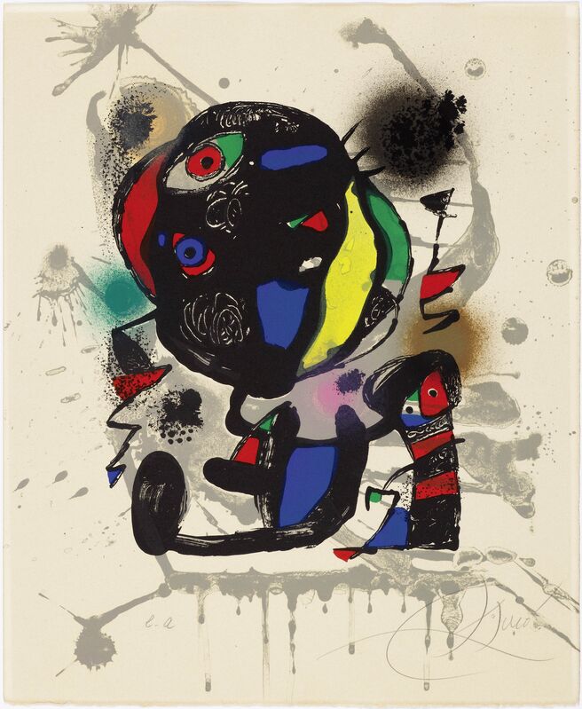 Joan Miró, ‘From: Lithograph IV’, 1981, Print, Colour lithgraph, Koller Auctions