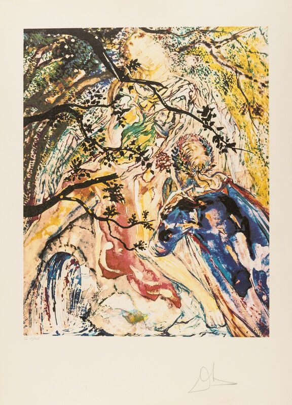 Salvador Dalí, ‘Lancelot and Guinevere (Field 79-7B; M&L 1565g)’, 1979, Print, Lithograph printed in colours, Forum Auctions