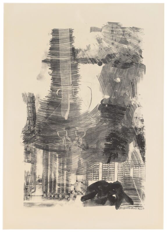 Robert Rauschenberg, ‘Earth Tie (Stoned Moon)’, 1969, Print, Lithograph, San Francisco Museum of Modern Art (SFMOMA) 