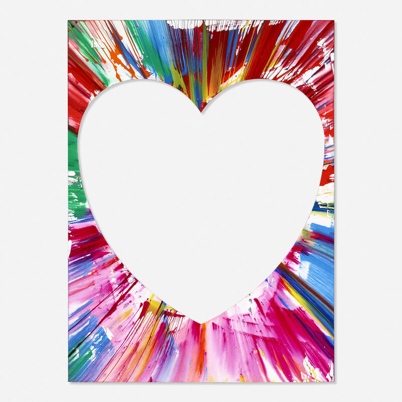 Damien Hirst, ‘Heart Spin Painting (two parts)’, 2009, Painting, Acrylic on paper, Rago/Wright/LAMA