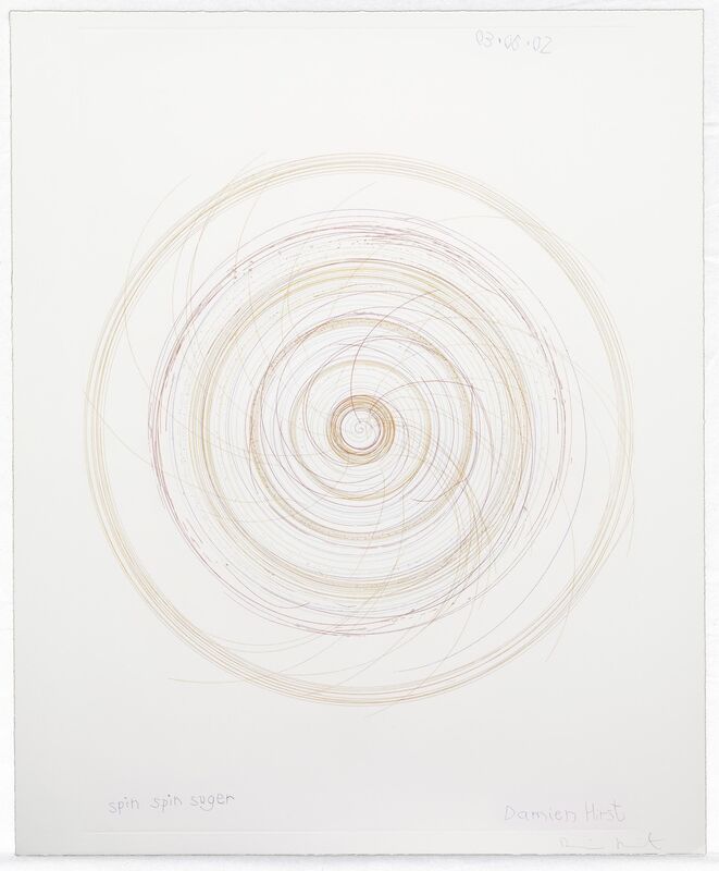 Damien Hirst, ‘Spin, Spin Sugar (from In a Spin, the Action of the World on Things, Volume II)’, 2002, Print, Etching in colors on 350gsm Hahnemühle paper, Weng Contemporary