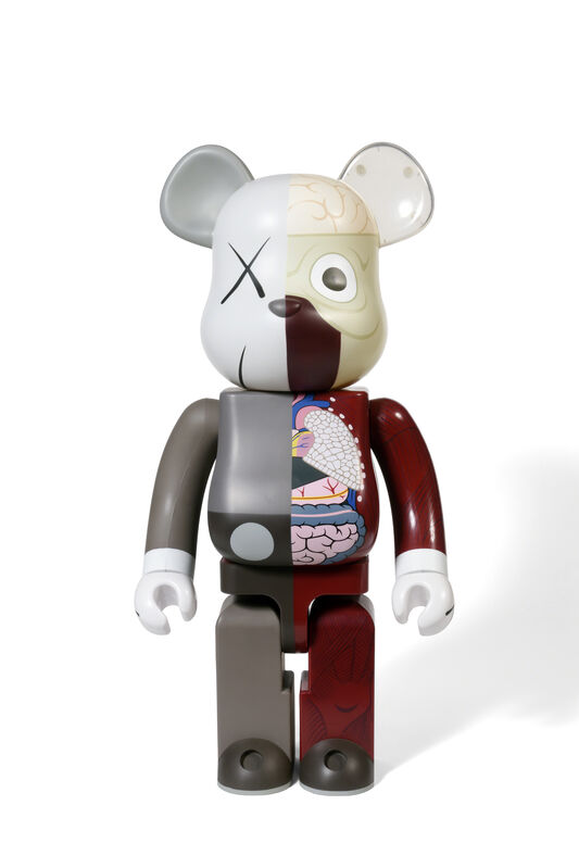 KAWS, ‘BEARBRICK DISSECTED COMPANION 1 000 % (Brown)’, 2008, Print, Painted cast vinyl, DIGARD AUCTION
