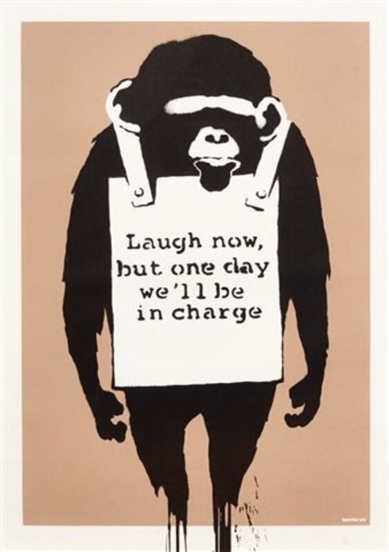 Banksy, ‘Laugh Now ’, 2005, Print, Screenprint on paper., Shake Gallery