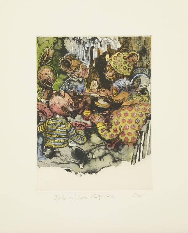 Jake & Dinos Chapman, ‘Untitled 13 from Bedtime Tales for Sleepless Nights ’, 2013, Print, Colour etching, Paragon