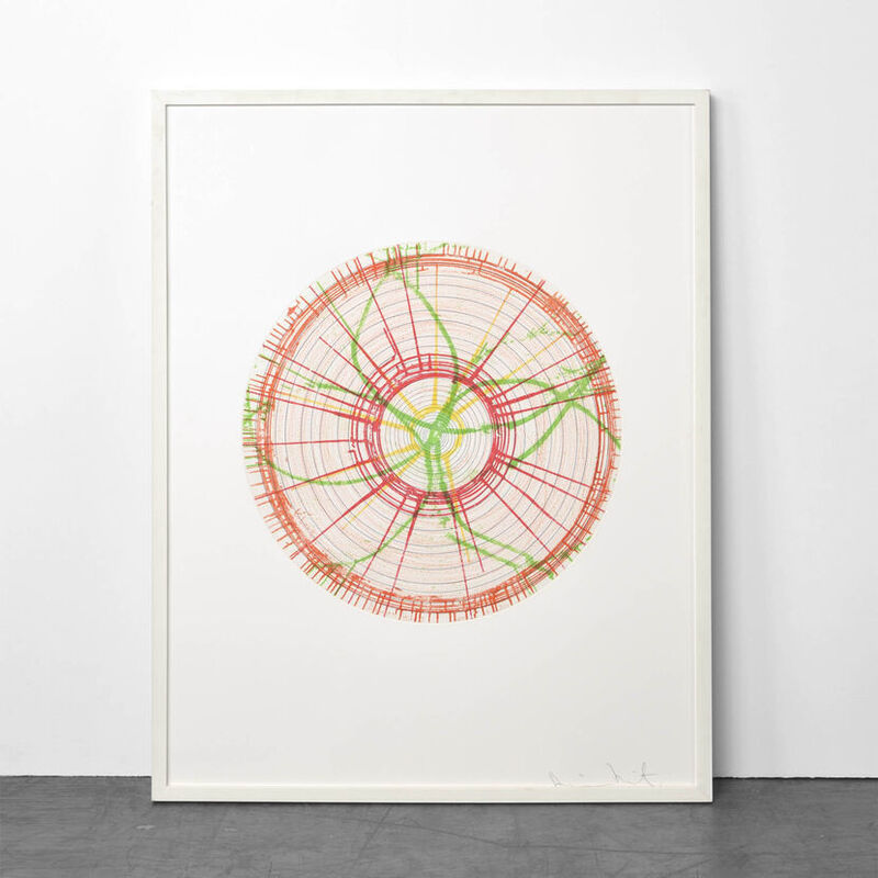 Damien Hirst, ‘Liberty (from In a Spin, the Action of the World on Things, Volume I)’, 2002, Print, Color etching on 350 gsm Hahnemühle, Weng Contemporary