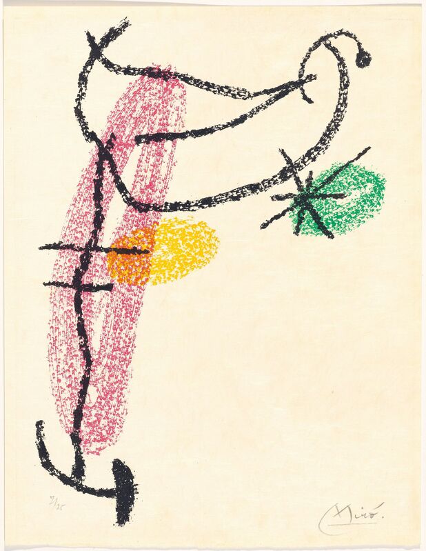 Joan Miró, ‘From: Bouquet de rêves pour Neila’, 1967, Print, Colour lithograph, Koller Auctions