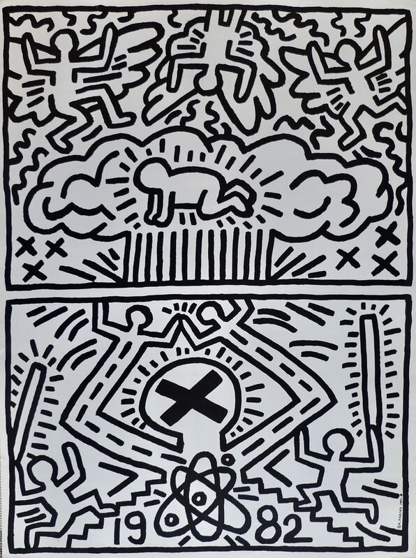 Keith Haring, ‘Poster for Nuclear Disarmament’, 1982, Ephemera or Merchandise, Paper, Bengtsson Fine Art