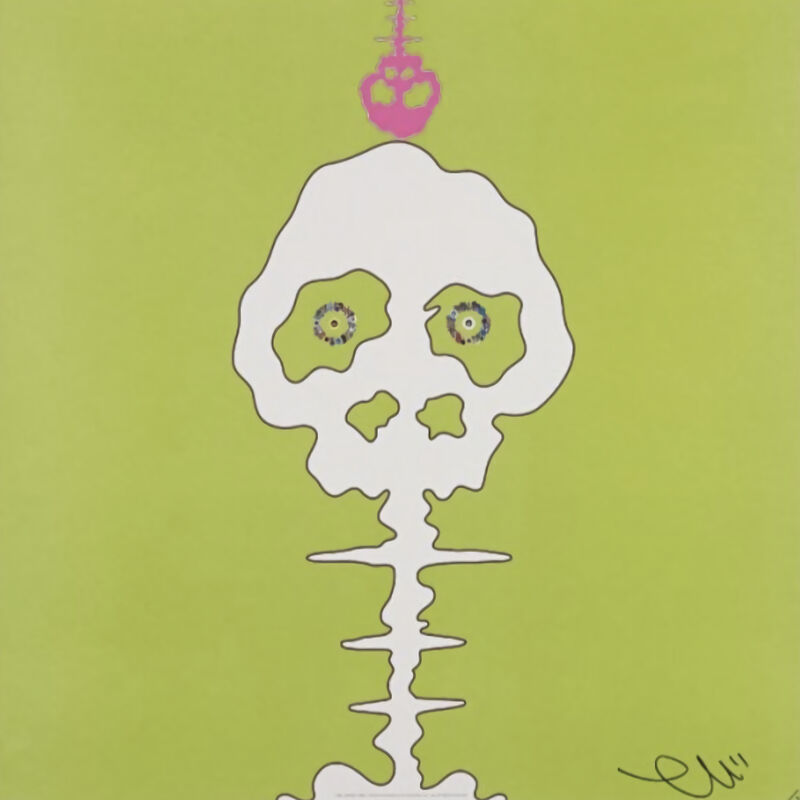 Takashi Murakami, ‘Time Bokan (Lime Green)’, 2008, Print, Offset print, Pinto Gallery
