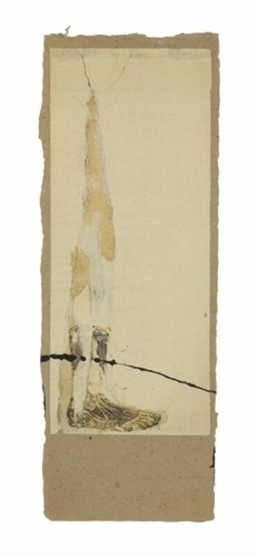 Robert Rauschenberg, ‘Untitled (Foot Dissection)’, Engraving, enamel, graphite, and paper collage on paperboard, Christie's