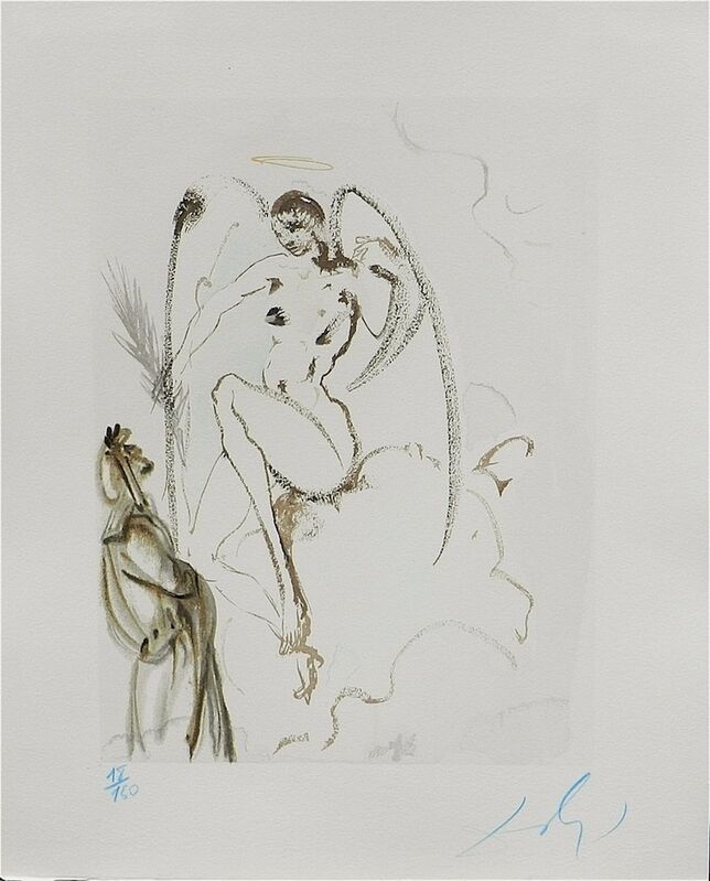Salvador Dalí, ‘Divine Comedy Heaven Canto 28’, 1968, Print, Woodcut, Fine Art Acquisitions Dali 